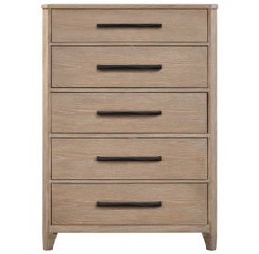 Breckenridge Mocha Medium Brown 5 Drawer Chest