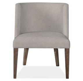 Stoneford Gray Upholstered Host Chair Set of 2