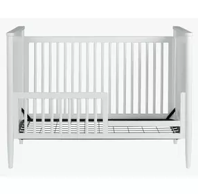 Modern Nursery White Convertible Crib