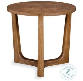 Bowery Place Cerused Chairside Table