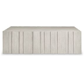 Tempo Beige Rectangular Cocktail Table with Casters