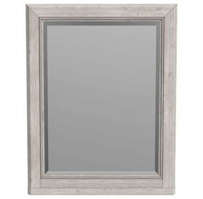 Carlson Washed Linen Rectangular Dresser Mirror