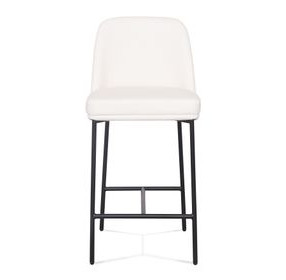 Sydney Cream Upholstered Counter Height Stool Set of 2