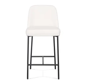 Sydney Cream Upholstered Counter Height Stool Set of 2