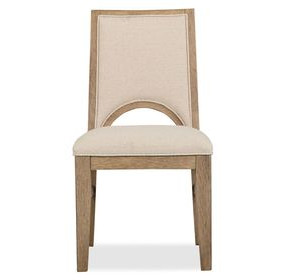 Tristan Brown Upholstered Side Chair Set of 2