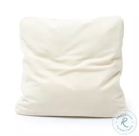 Tipsy Cream Chenille Square Floppy Small Pillow