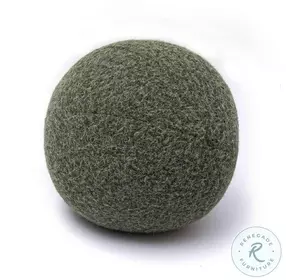 Boba Green Long Mohair Large Pillow