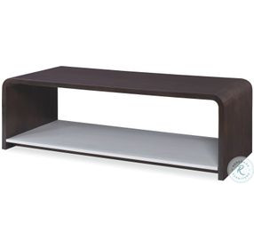 Aria Brownstone And Oxford White Cocktail Table