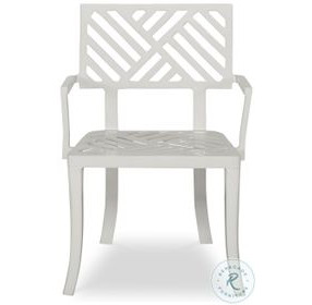 Sloan Cloud White Outdoor Dining Arm Chair