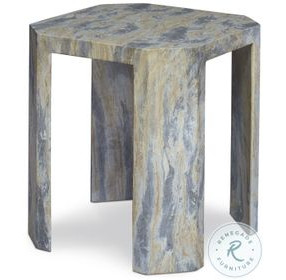 Gustav Warm Grey And Tan Outdoor Spot Side Table