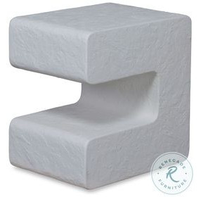 Dean Lively Gesso Outdoor Side Table