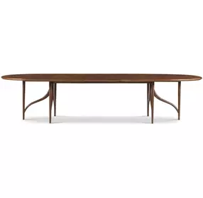 Quentin Brown 134" Extendable Oval Dining Table