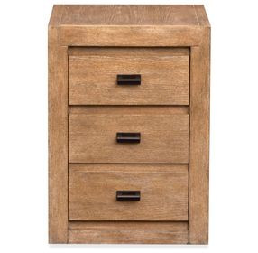 Plum Creek Sierra Brown 2 Drawer File Cabinet with Casters