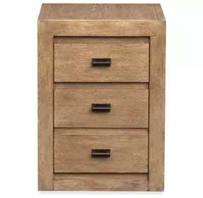 Plum Creek Sierra Brown 2 Drawer File Cabinet with Casters