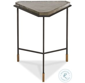 Compositions Cast Glass And Bronze Large Side Table