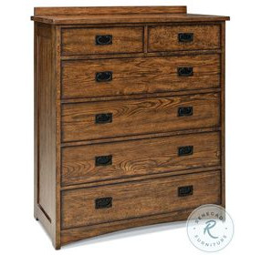 Oak Park Mission 6 Drawer 40" Chest