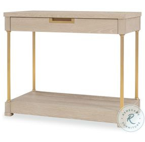 Cadence Sand Cerused 1 Drawer Nightstand