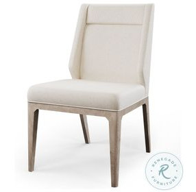 Cadence Off White And Sand Cerused Dining Chair