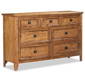 Alta Brushed Ash 7 Drawer Dresser