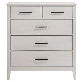 Andover White 5 Drawer Chest