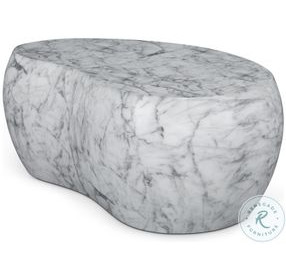 Cadence Carrara Marble Large Bunching Cocktail Table