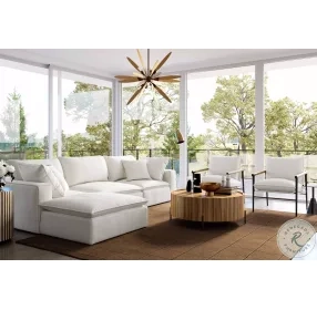 Cali Pearl Performance Fabric Modular Sectional