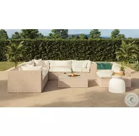Cali Natural Modular Outdoor L Shape Sectional