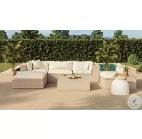 Cali Natural Wicker Outdoor Modular Sectional