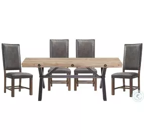 Keaton Callista Raw Natural Dining Room Set