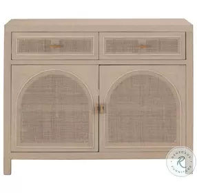 Cane Smoke Gray Oak Media Cabinet