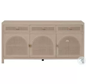Cane Smoke Gray Oak Media Sideboard