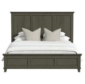 Henrik Gray King Panel Bed