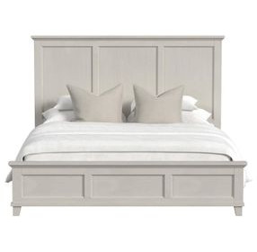 Henrik Ivory King Panel Bed