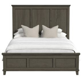 Henrik Gray Queen Panel Bed