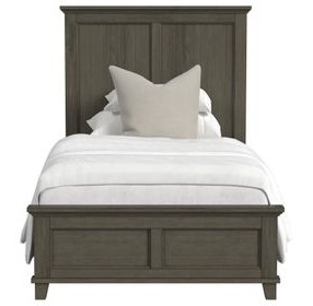 Henrik Gray Twin Panel Bed