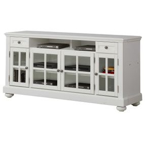 Cape Cod Vintage White 63" TV Console