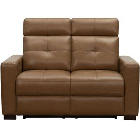 Cara Florida Saddle 59" Power Reclining Loveseat with Power Headrests and Power Lumbar