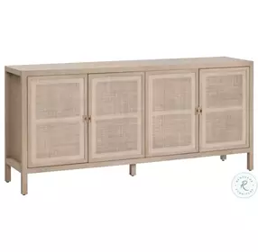 Carina Smoke Gray Media Sideboard