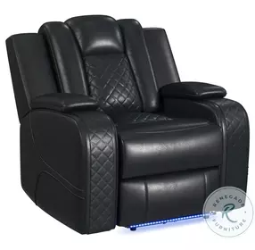 Amias Black Power Recliner