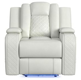 Amias Oyster Power Motion Recliner with LED and USB Charging