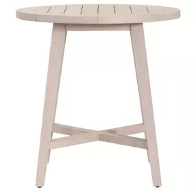 Carmel Washed Ever Teak Outdoor 36" Round Counter Height Table