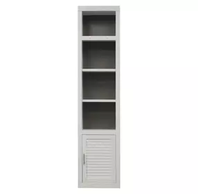 Catalina Cottage White 22" Open Top Bookcase