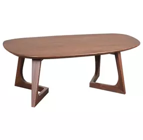 Godenza Brown Oval Coffee Table