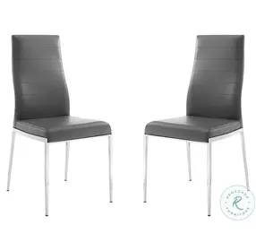 Firenze Dark Gray Dining Chair Set Of 2