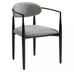 Sophia Gray Arm Dining Chair Set of 2