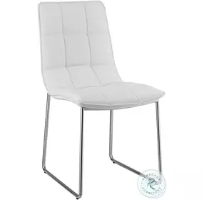 Leandro White Dining Chair Set of 2