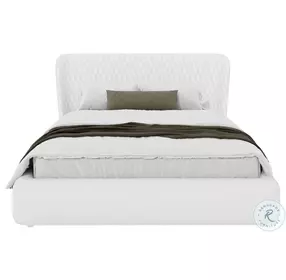 Agoura White Queen Storage Panel Bed