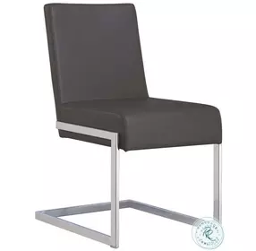 Fontana Dark Gray Dining Chair Set of 2