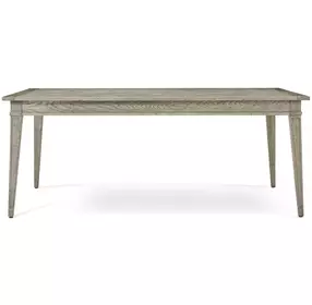 Echoes Gray Echo Oak 119" Extendable Rectangular Dining Table