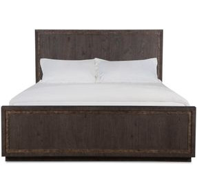 Monterey Hawthorne Dark King Panel Bed